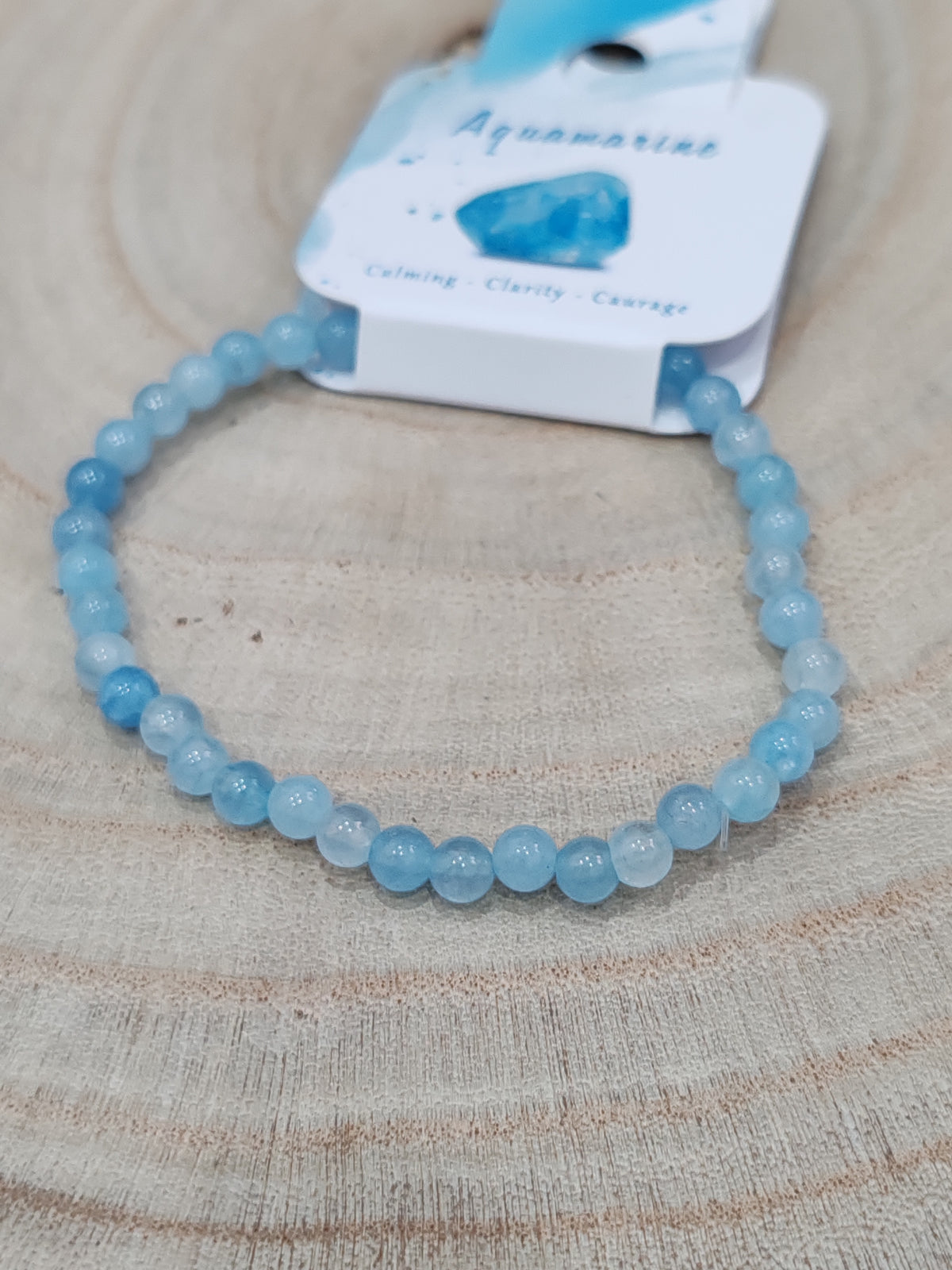 Pulsera de agua marina