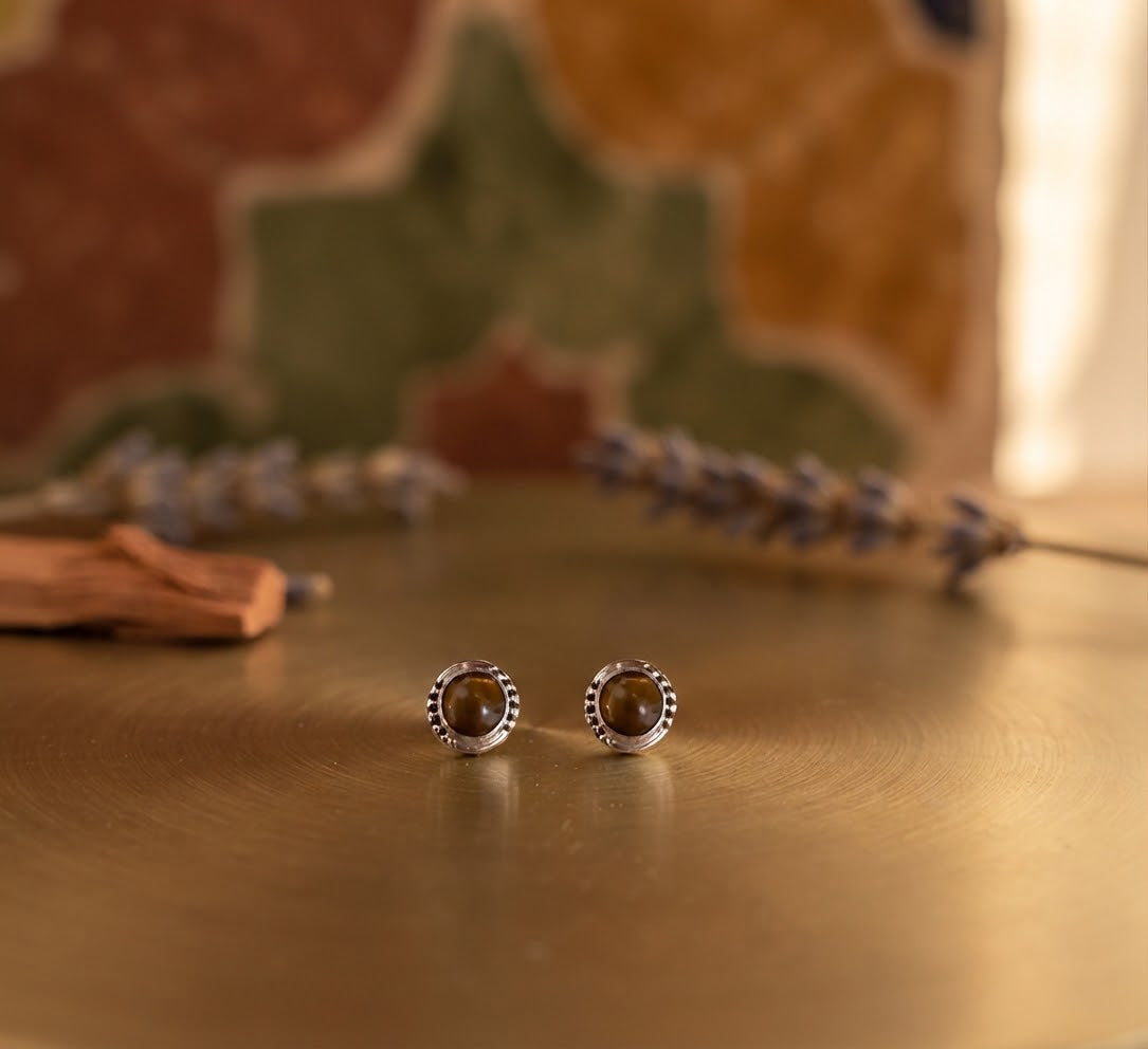 Pendientes de Ojo de Tigre